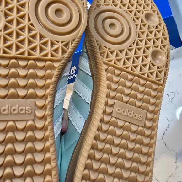 adidas Samba OG 'Linen Green Metallic' Sneakers IG1965 Mens Size 10 New Rare - Picture 9 of 14